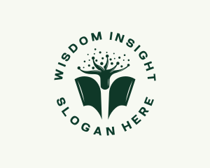 Book Tree Knowledge logo design