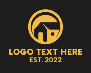 Yellow Tiny House Real Estate  logo