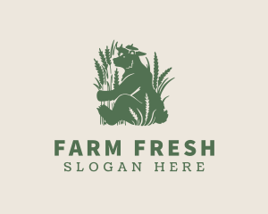 Green Field Crops Bear logo