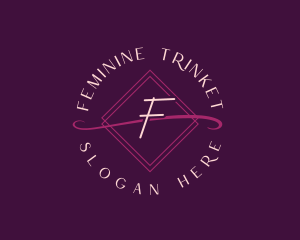 Feminine Boutique Cosmetics logo design