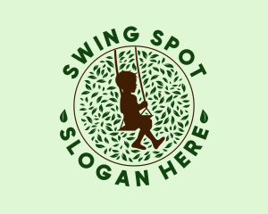 Child Leaves Swing logo
