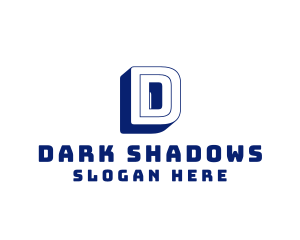 Minimalist Inline Shadow logo design