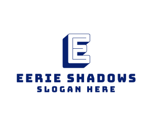 Minimalist Inline Shadow logo design