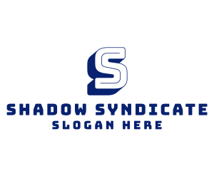 Minimalist Inline Shadow logo design