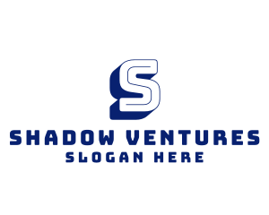 Minimalist Inline Shadow logo design