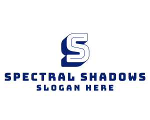 Minimalist Inline Shadow logo design