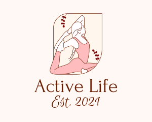 Yoga Pilates Exercise  logo