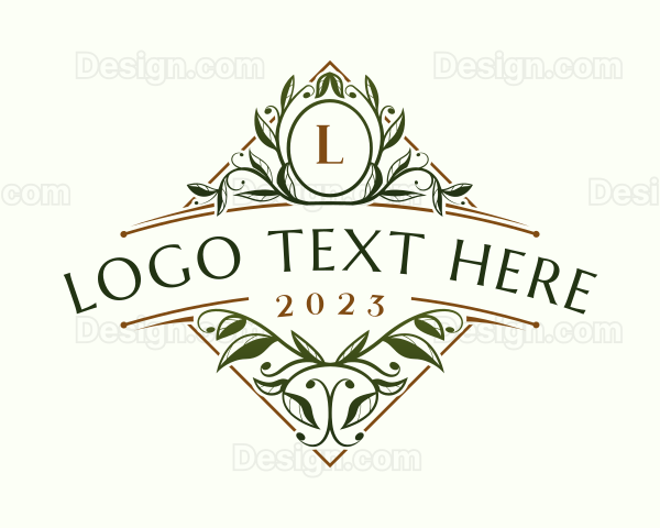 Botanical Leaf Garden Logo