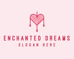 Heart Dreamcatcher Decor logo design