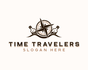 Compass Navigation Travel  logo design