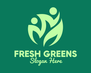 Green Healthy Community logo design