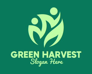 Green Healthy Community logo design