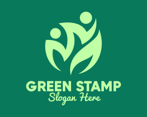 Green Healthy Community logo design