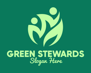 Green Healthy Community logo design