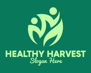 Green Healthy Community logo design