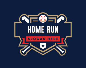 Baseball League Shield logo