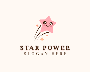 Cosmic Shooting Star  logo design