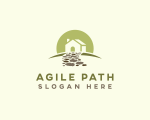 House Path Yard Landscaping logo design