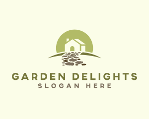 House Path Yard Landscaping logo design