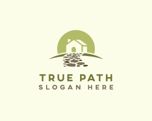 House Path Yard Landscaping logo design