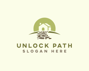 House Path Yard Landscaping logo design