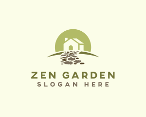 House Path Yard Landscaping logo design