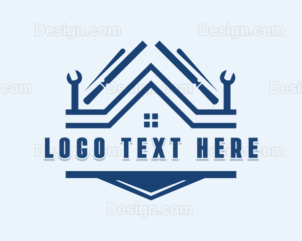 Carpentry Construction Tools Logo