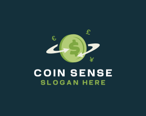 Currency Exchange Coin logo design