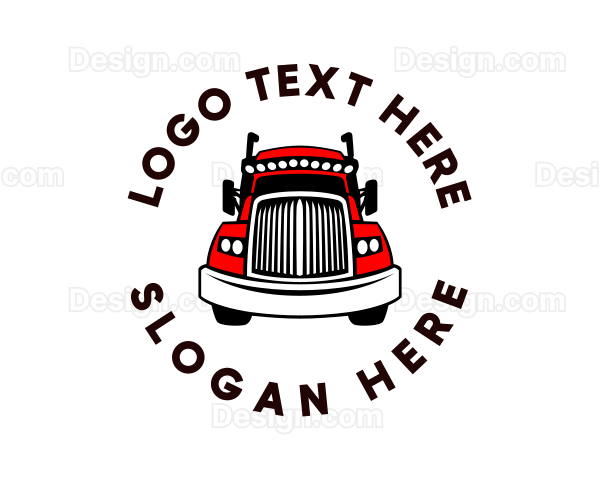 Red Truck Front Logo