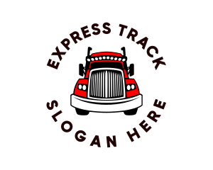 Red Truck Front logo design