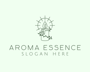 Organic Candle Light logo design