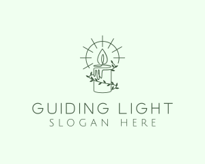 Organic Candle Light logo design