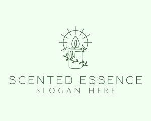 Organic Candle Light logo design