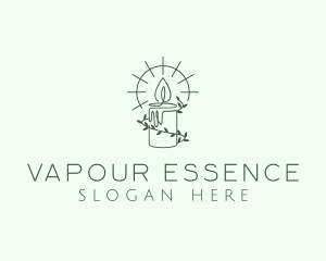 Organic Candle Light logo design