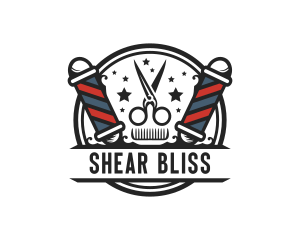 Barber Hairdresser Grooming logo design