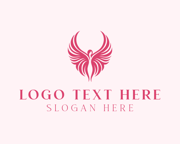 Angelic logo example 4