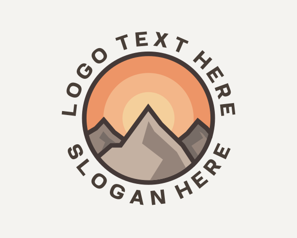 Mountain Range logo example 4