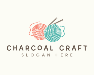 Knit Yarn Craft logo design