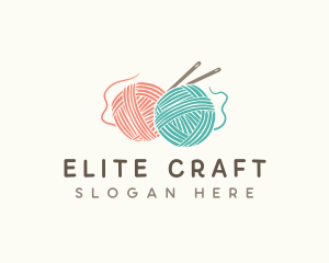 Knit Yarn Craft logo design