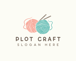 Knit Yarn Craft logo design