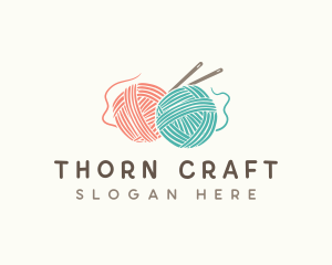 Knit Yarn Craft logo design