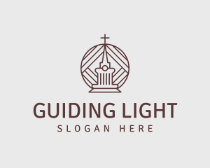 Church Worship Center logo design