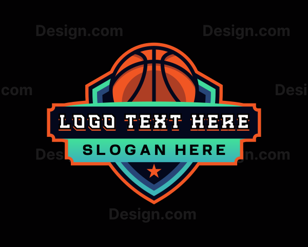 Basketball League Sports Logo