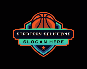 Basketball League Sports logo design