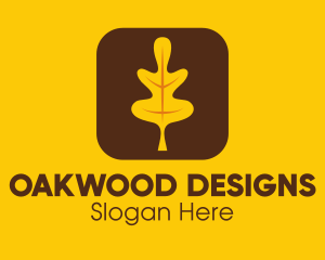 Oak Leaf Mobile App logo design