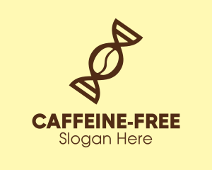 DNA Coffee Bean logo design