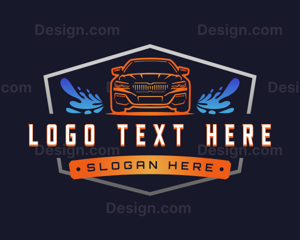 Auto Car Detailing Logo