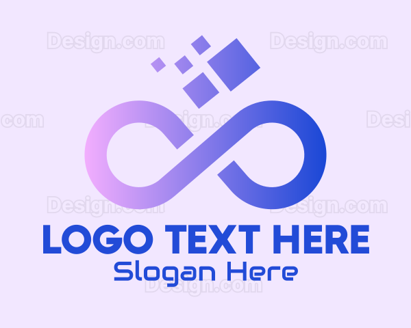 Gradient Infinity Loop Logo