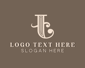 Upscale Luxury Boutique Letter T logo