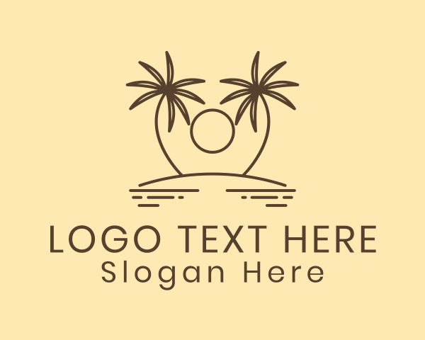 Twin Palm Tree Island logo